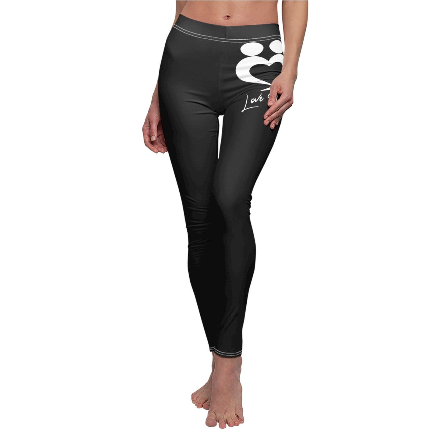 Women's Cut & Sew Casual Leggings (AOP)
