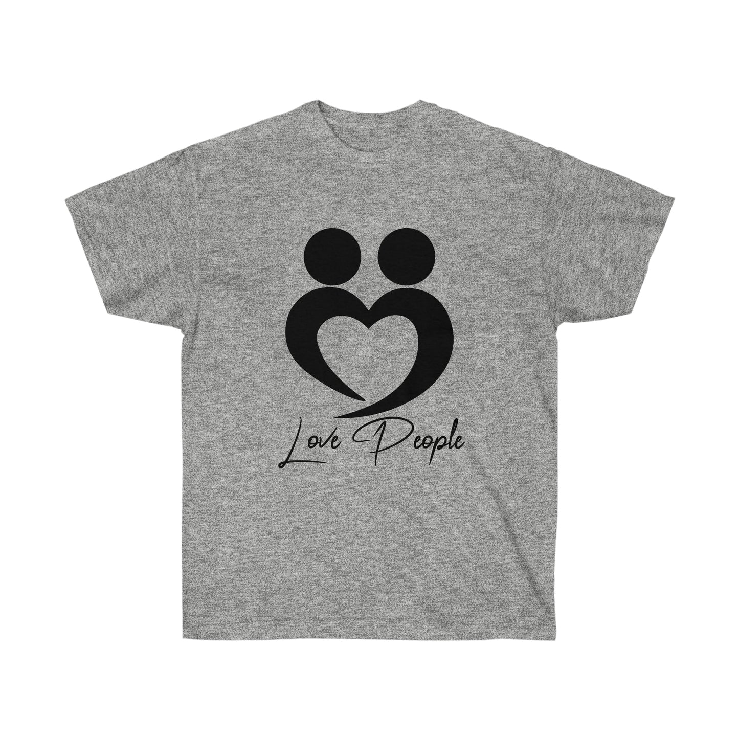 Love People T shirts with Black Logo