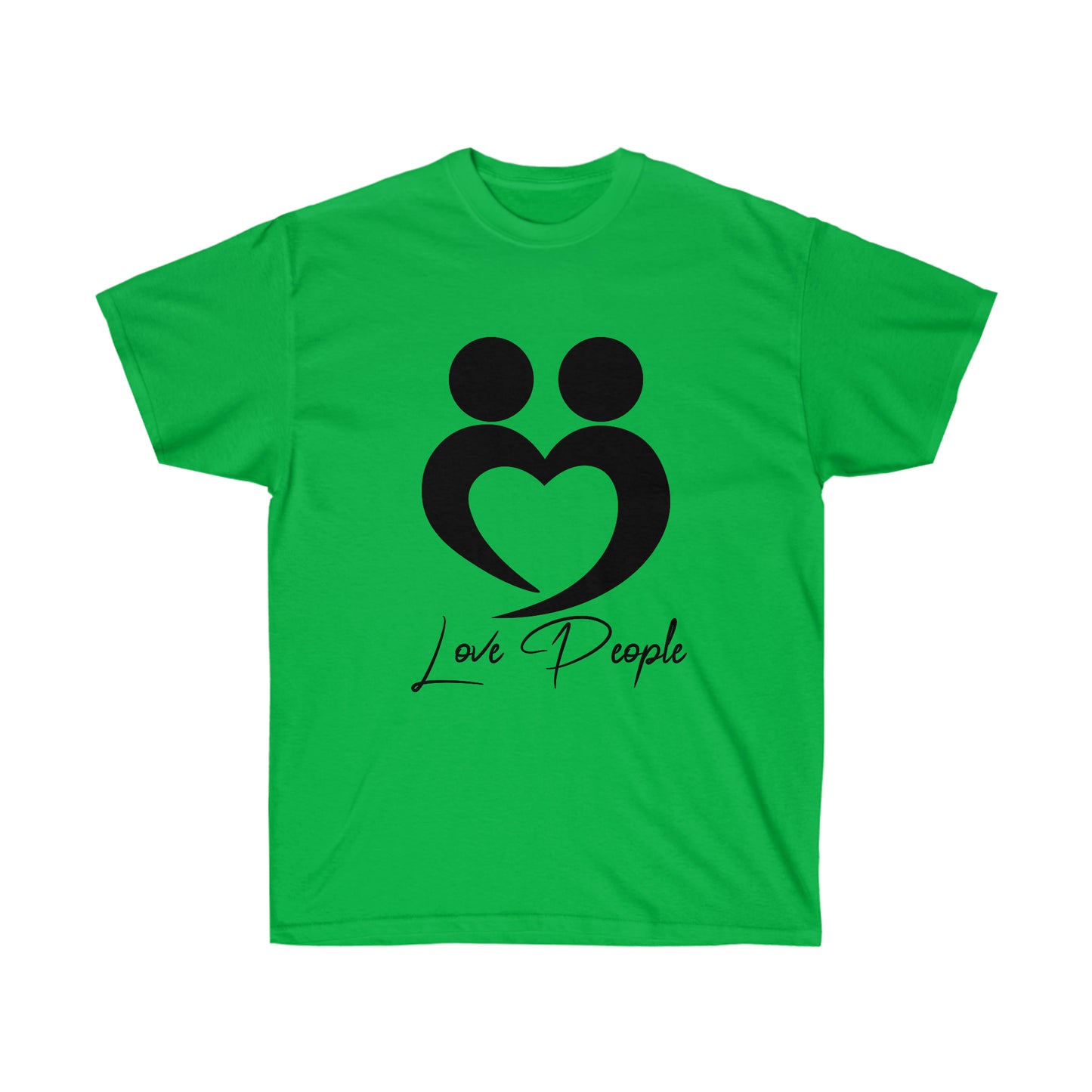 Love People T shirts with Black Logo