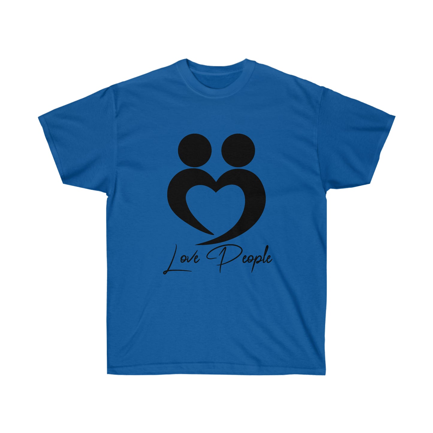 Love People T shirts with Black Logo