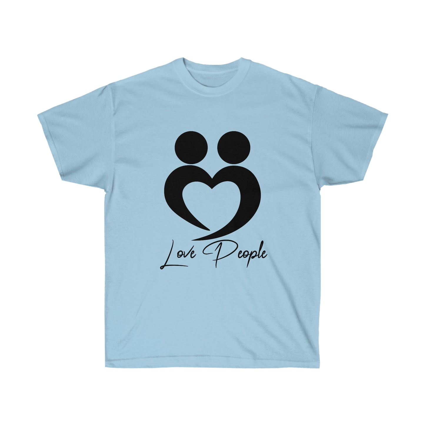 Love People T shirts with Black Logo