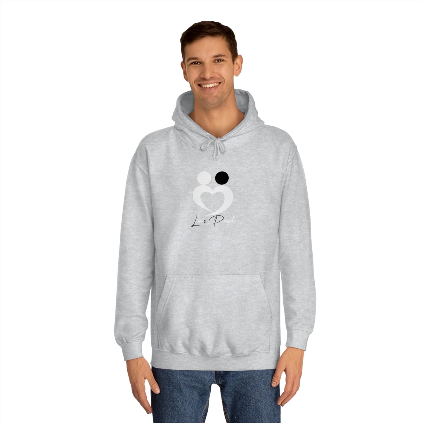 New Love People Unisex College Hoodie