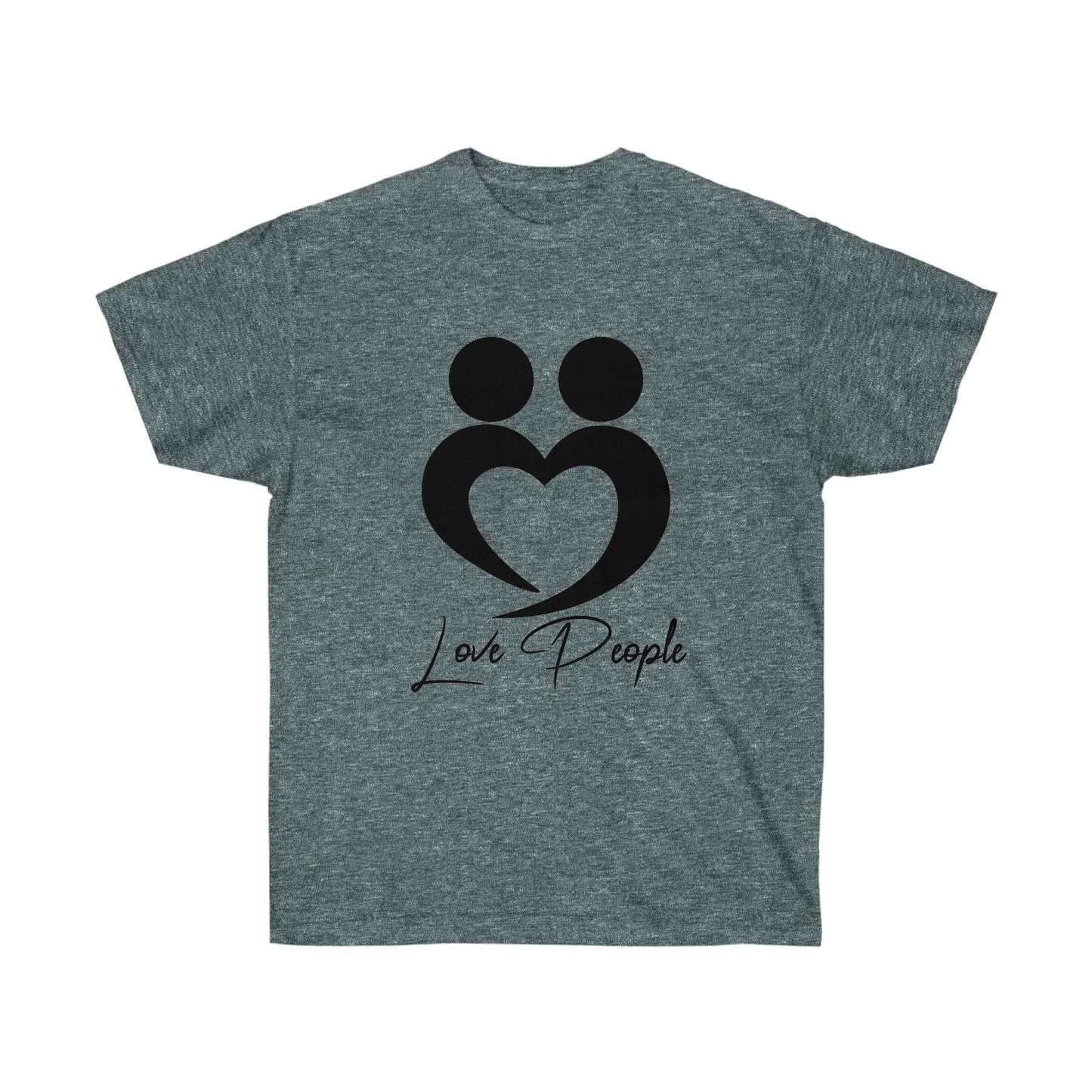 Love People T shirts with Black Logo