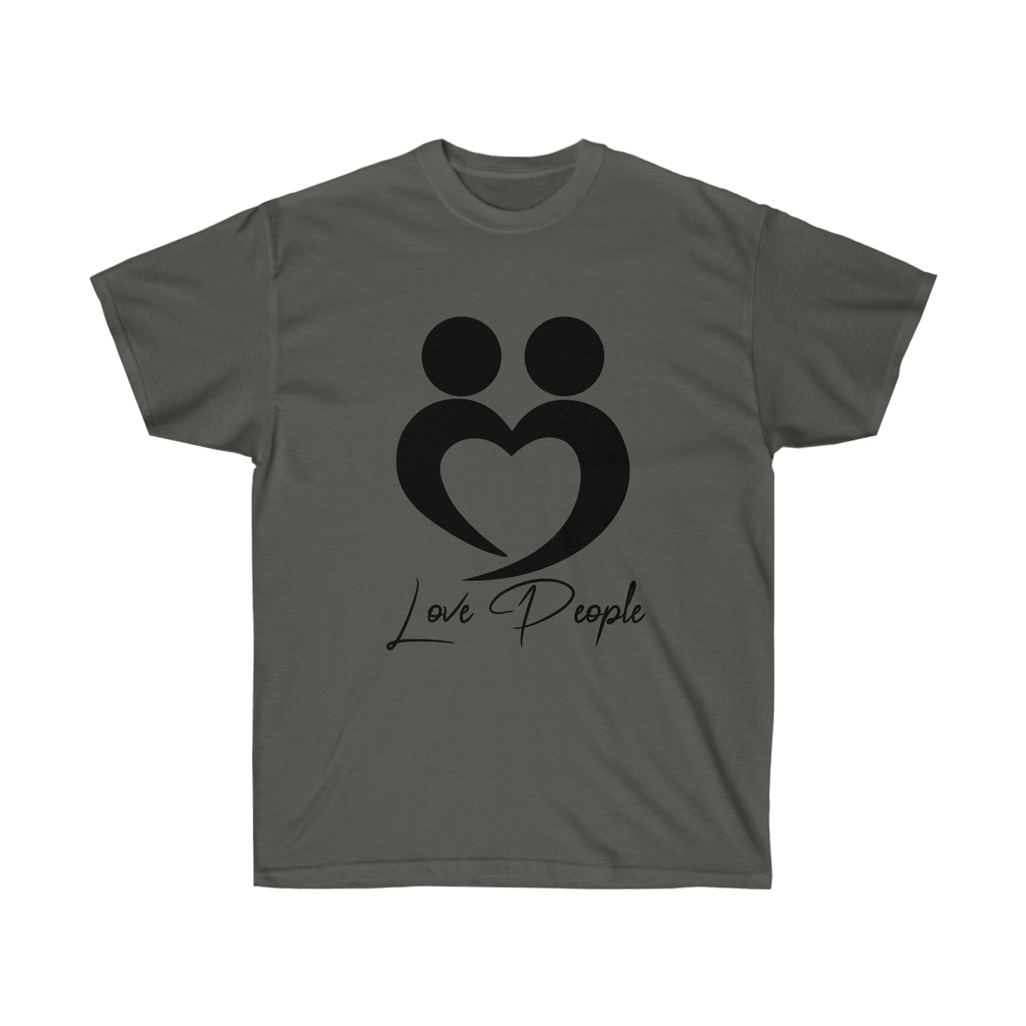 Love People T shirts with Black Logo