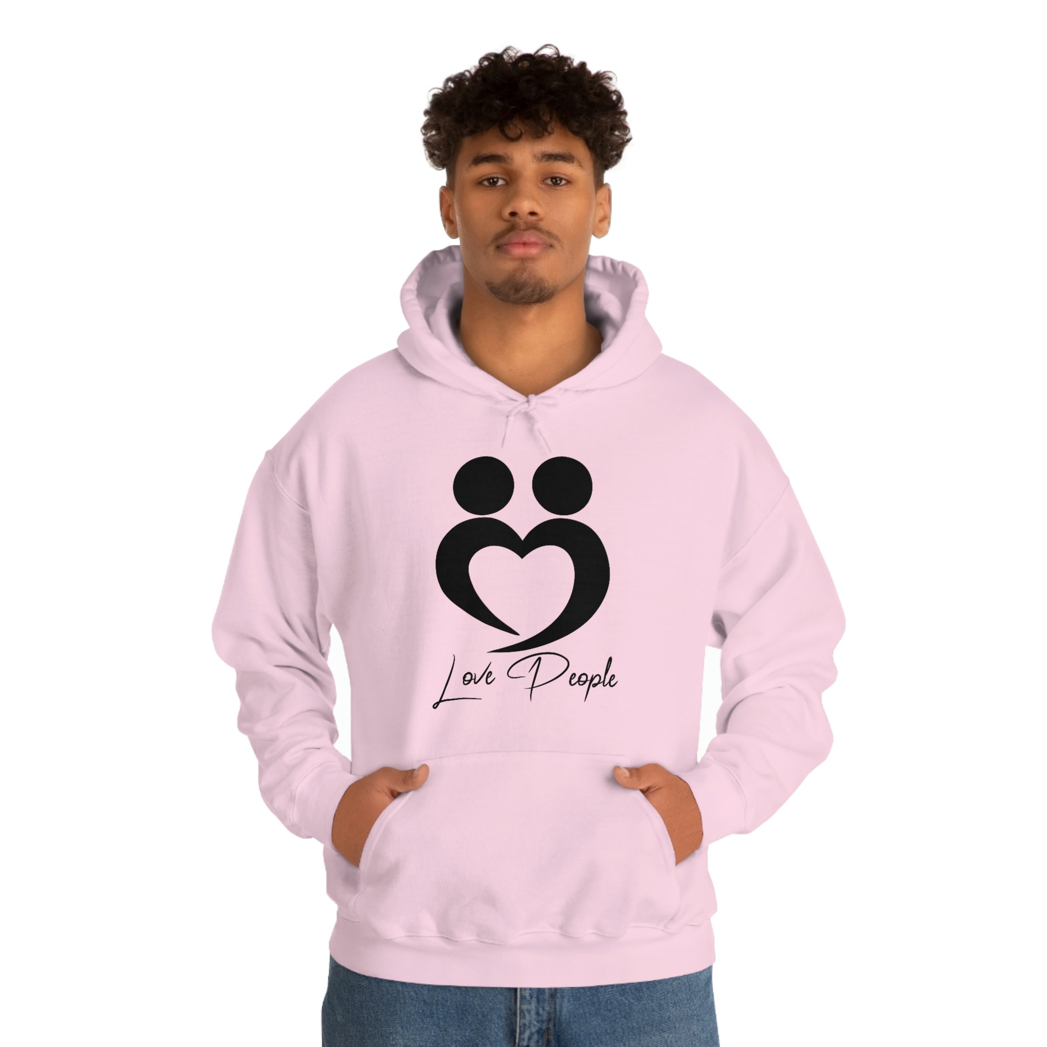 Love hoodie pink hot sale