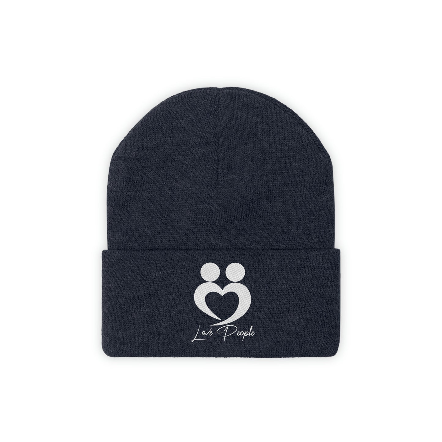 Love People Beanie with White Logo